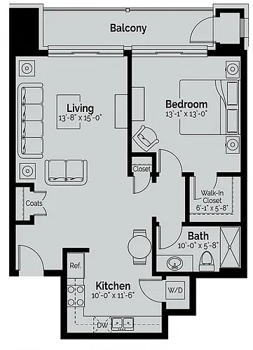 Floor plan Penniman