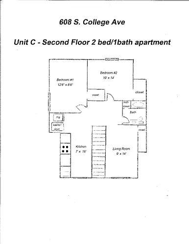 608 S College Ave #C Photo 1