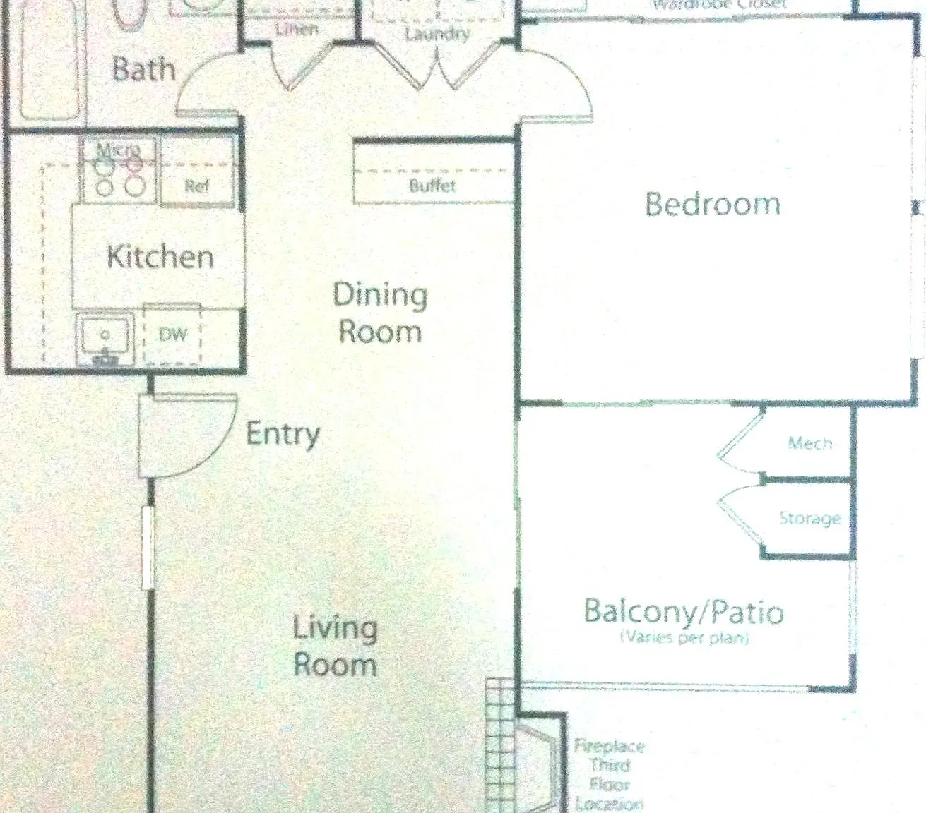 1 bed, 721 sqft, $2,650 — Photo 1