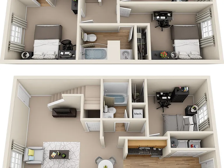 4-4 Townhome 4-4 Townhome