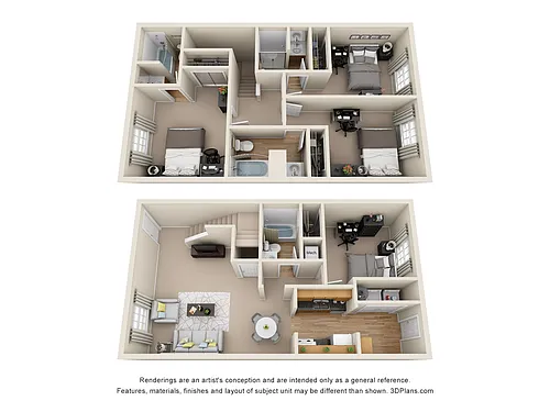Floor plan 4-4th