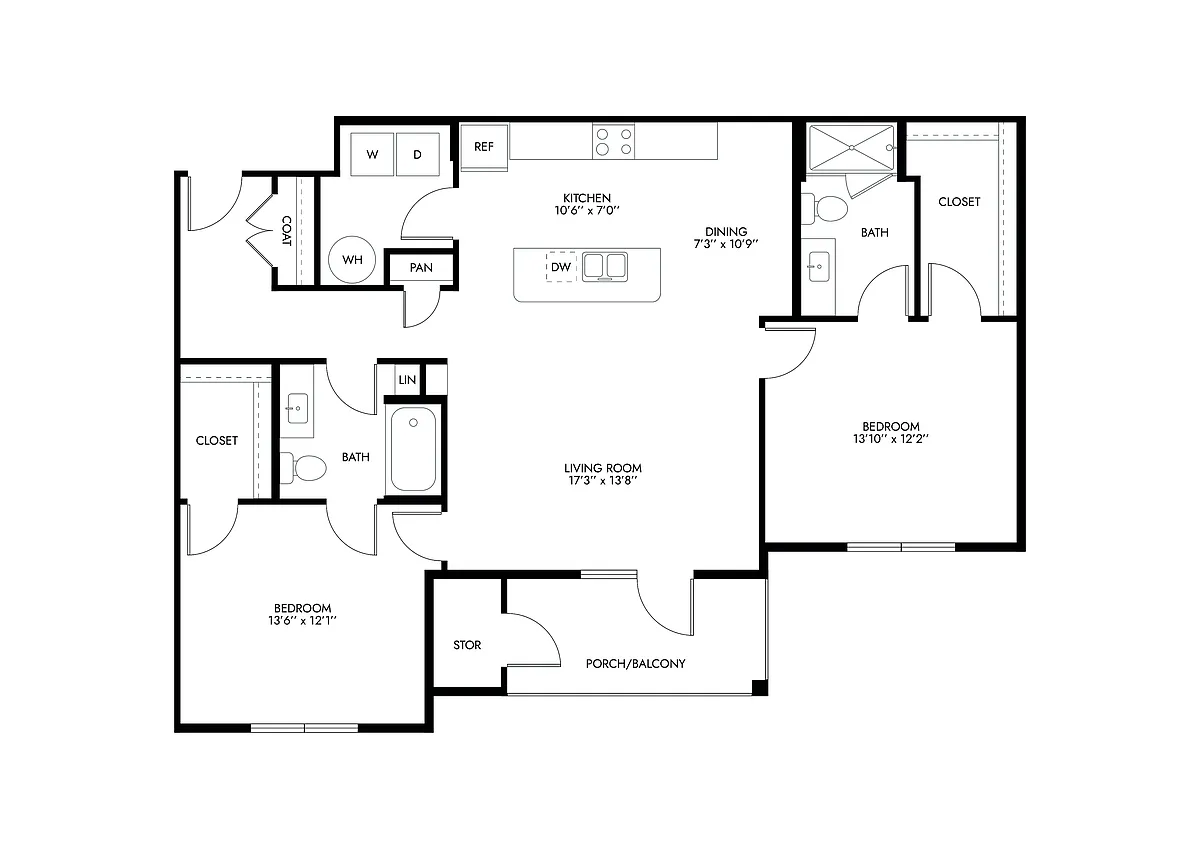 Floor plan The Willow