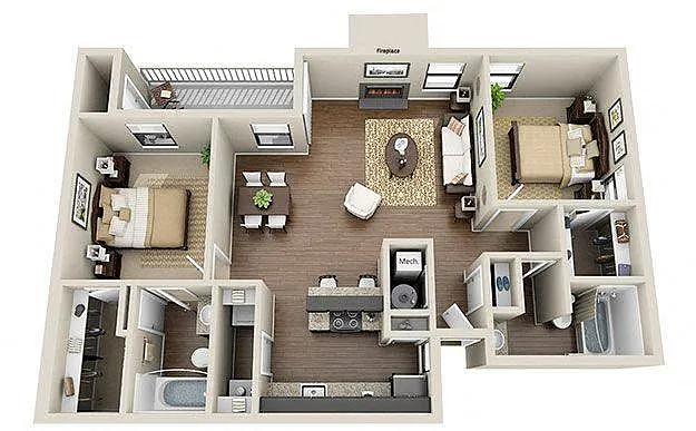 Floor plan Olive