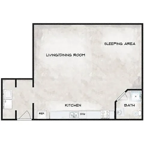 Floor plan Studio-103