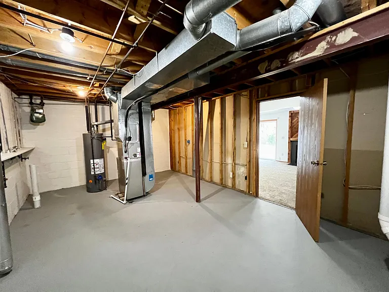 Laundry room/storage room.
