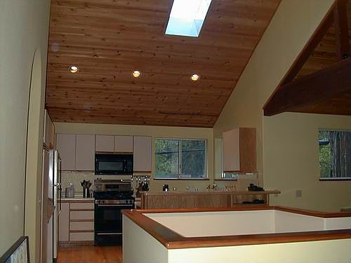 Kitchen and stair well