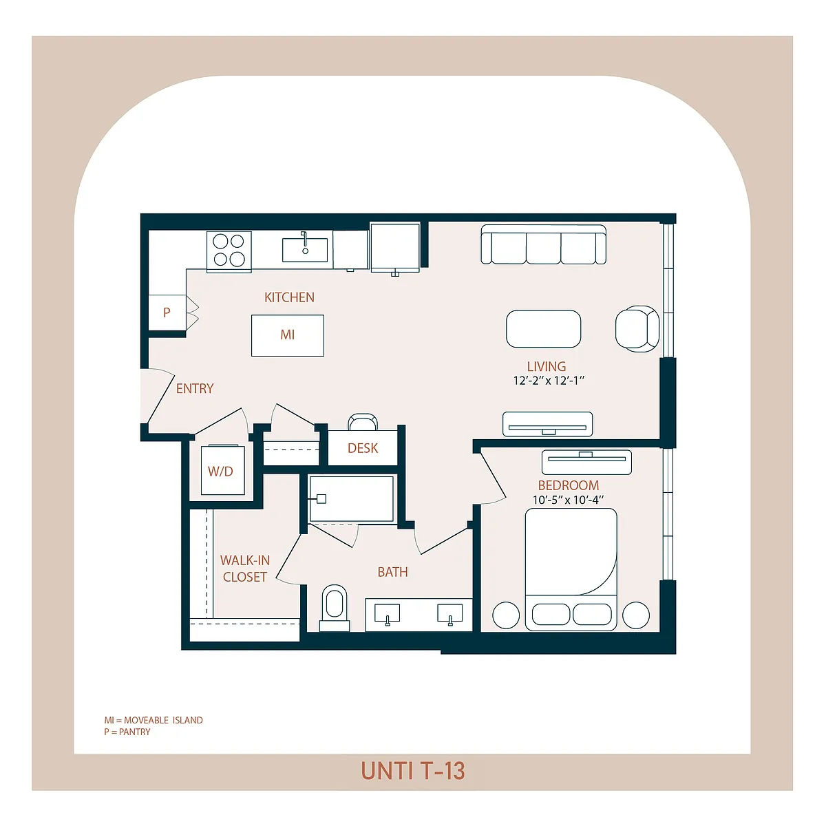 Floor plan T-13