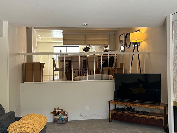 looking into the formal dining room
