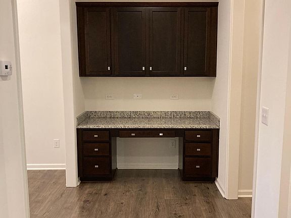 Built-in office nook on main floor