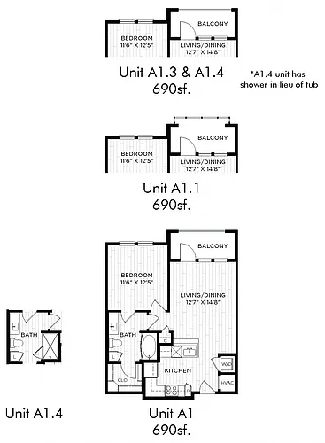 Floor plan A1