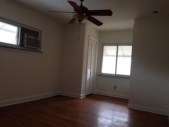 Spacious bedroom with 2 closets.