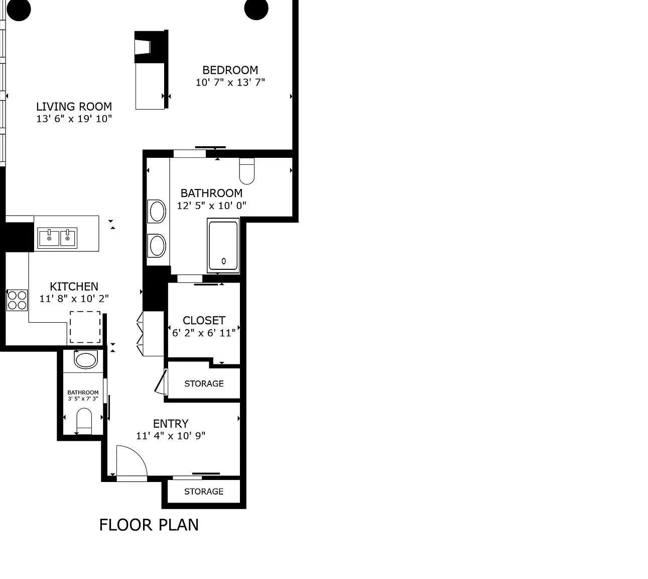 1 bed, 1.5 bath, 887 sqft, $2,995 — Photo 1