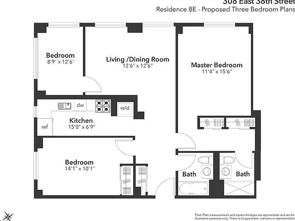 3rd image of 308 E 38th St APT 8E