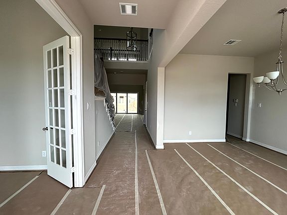 Construction progress - entryway