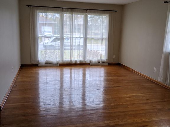 Living room with large new energy efficient windows