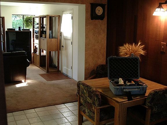 from the front door to the kitchen and family room