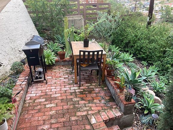 View of private patio outside your front door