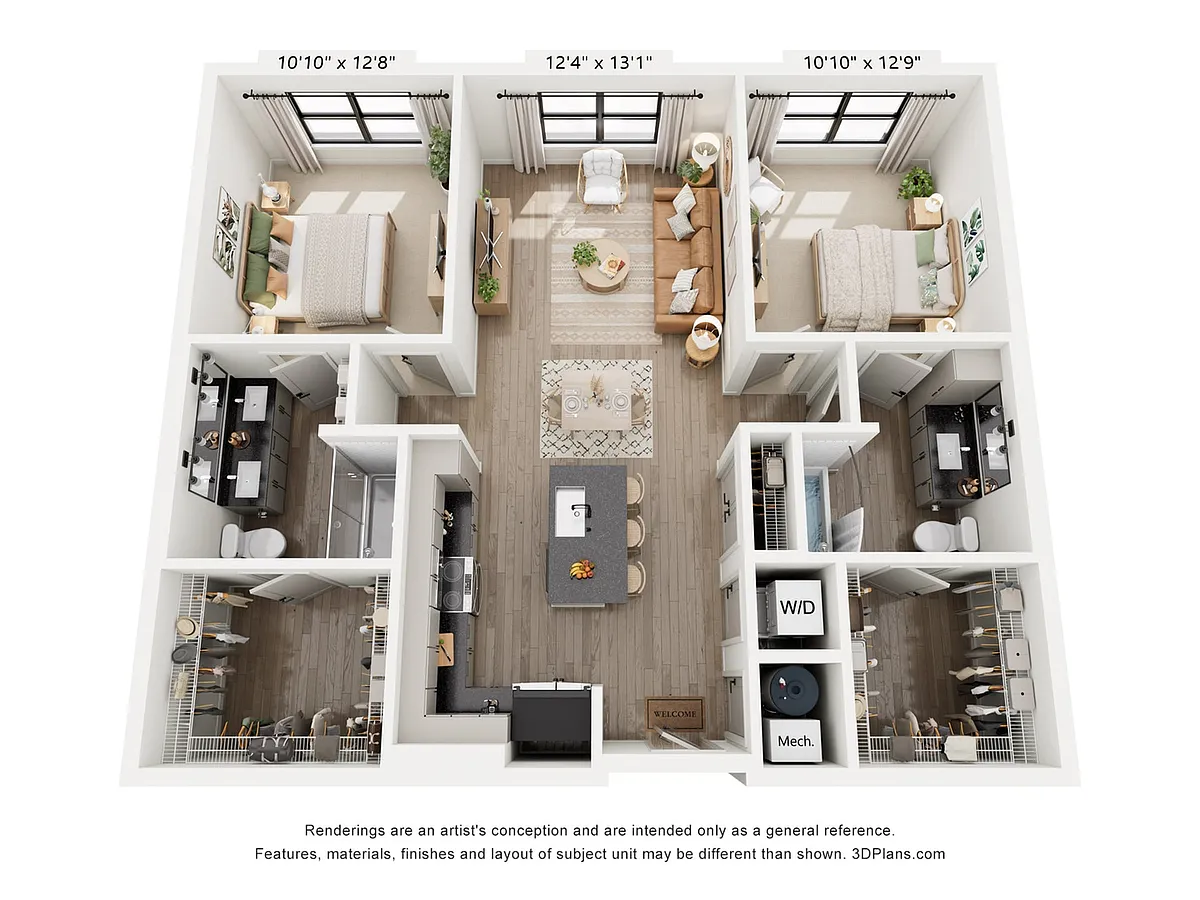 Floor plan B1A