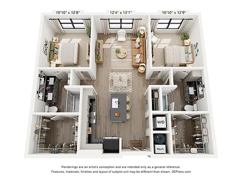 Floor plan B1A
