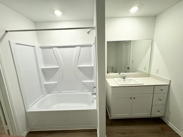 Master bath vanity