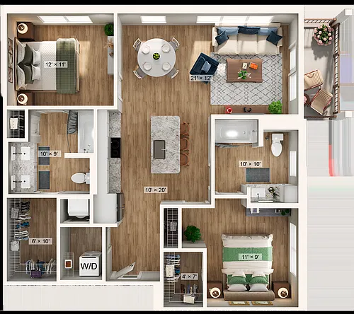 Floor plan B2