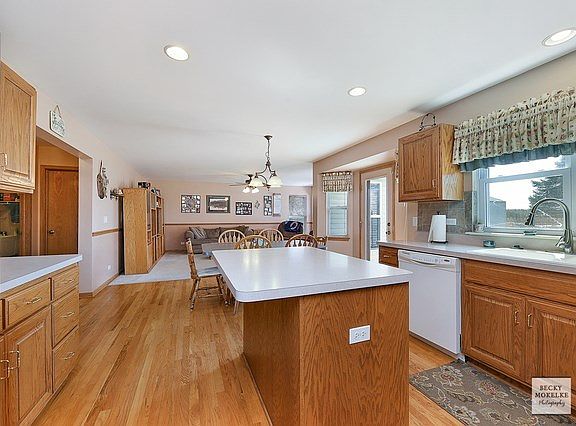 This kitchen has it all!  The island is large and has room for stools.