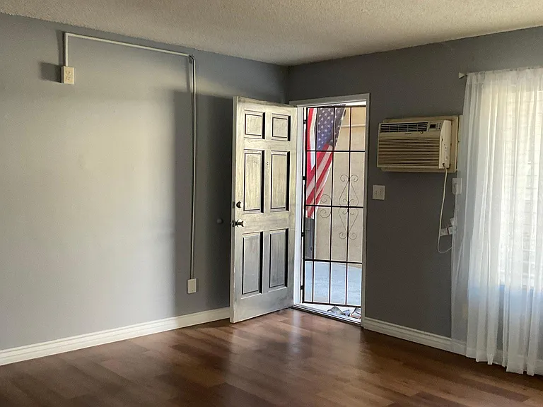 Front entrance to living room