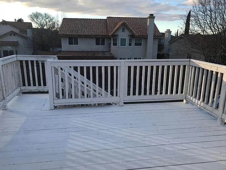 Upstairs Deck off Kitchen
