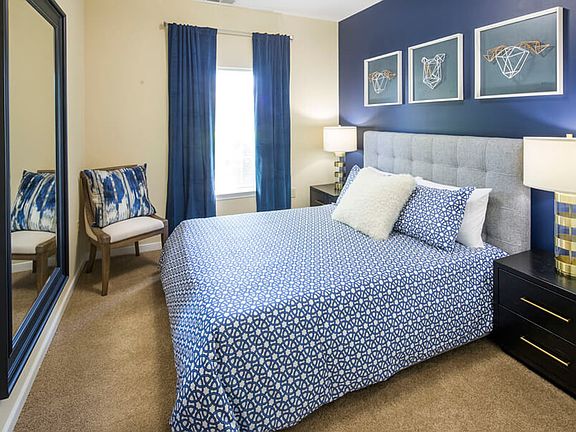 Bedroom with natural light for bedside reading