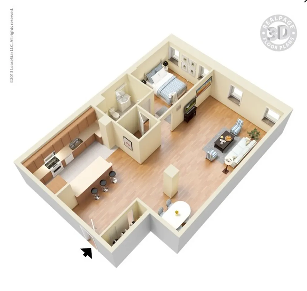 Floor plan 1I