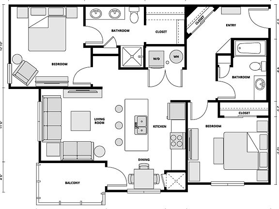 2nd image of 1612 Dorset Ln #202