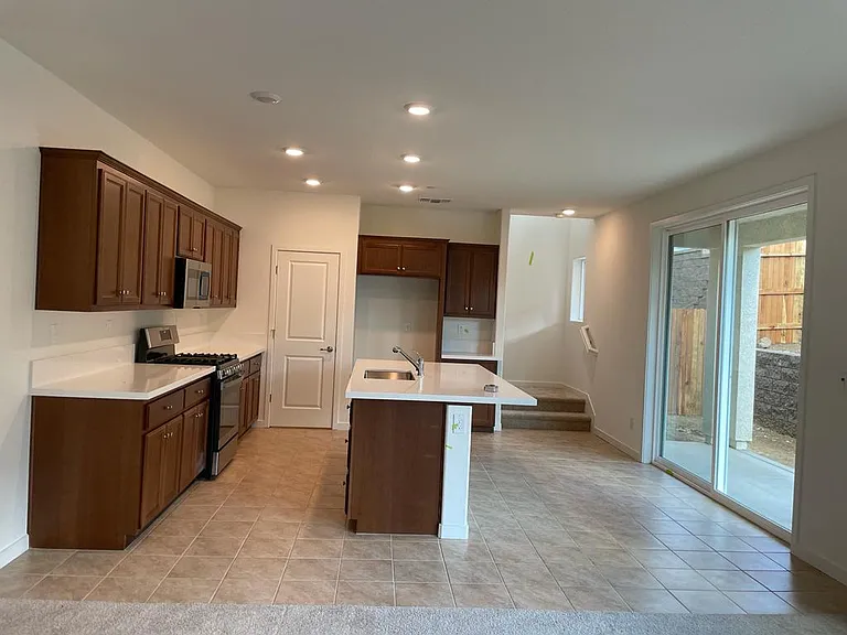From Kitchen area Long view, Sliding door to Back yard.