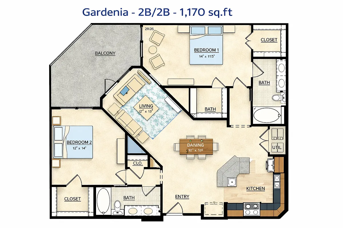 Floor plan Gardenia