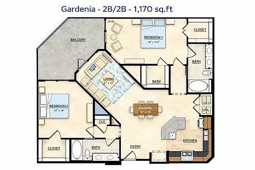 Floor plan Gardenia