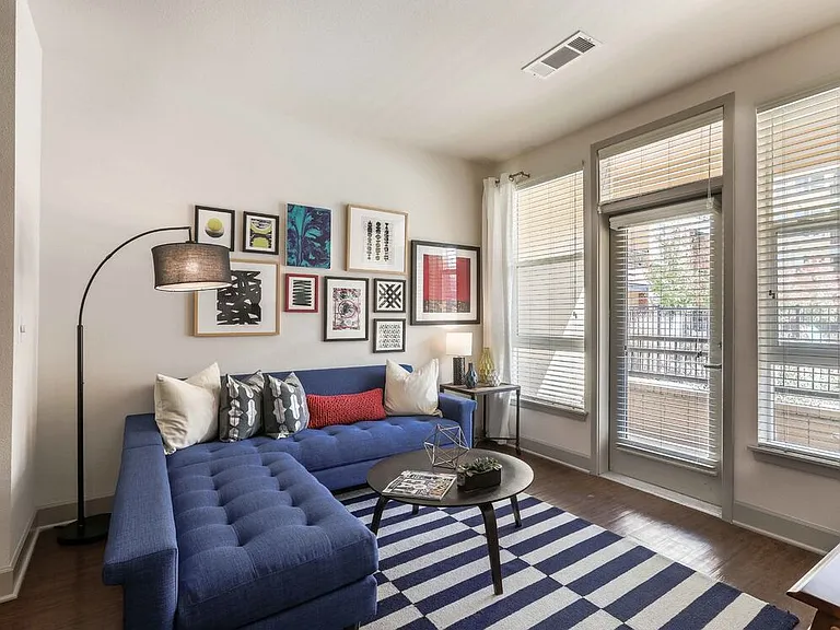 Classic Package living room with hard surface flooring