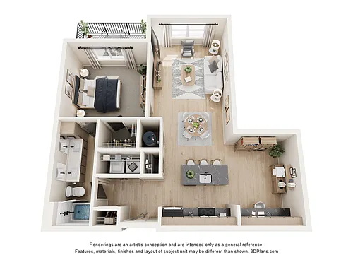 Floor plan B1-4