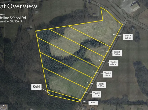 0 Airline School Rd Tract 6, Bowersville, GA 30516