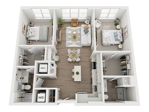 Floor plan B8B