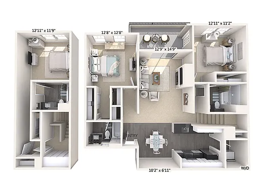 Floor plan C3T-UF