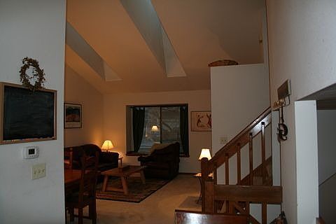Vaulted ceilings with skylights
