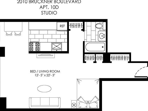 2nd image of 2010 Bruckner Blvd APT 10d