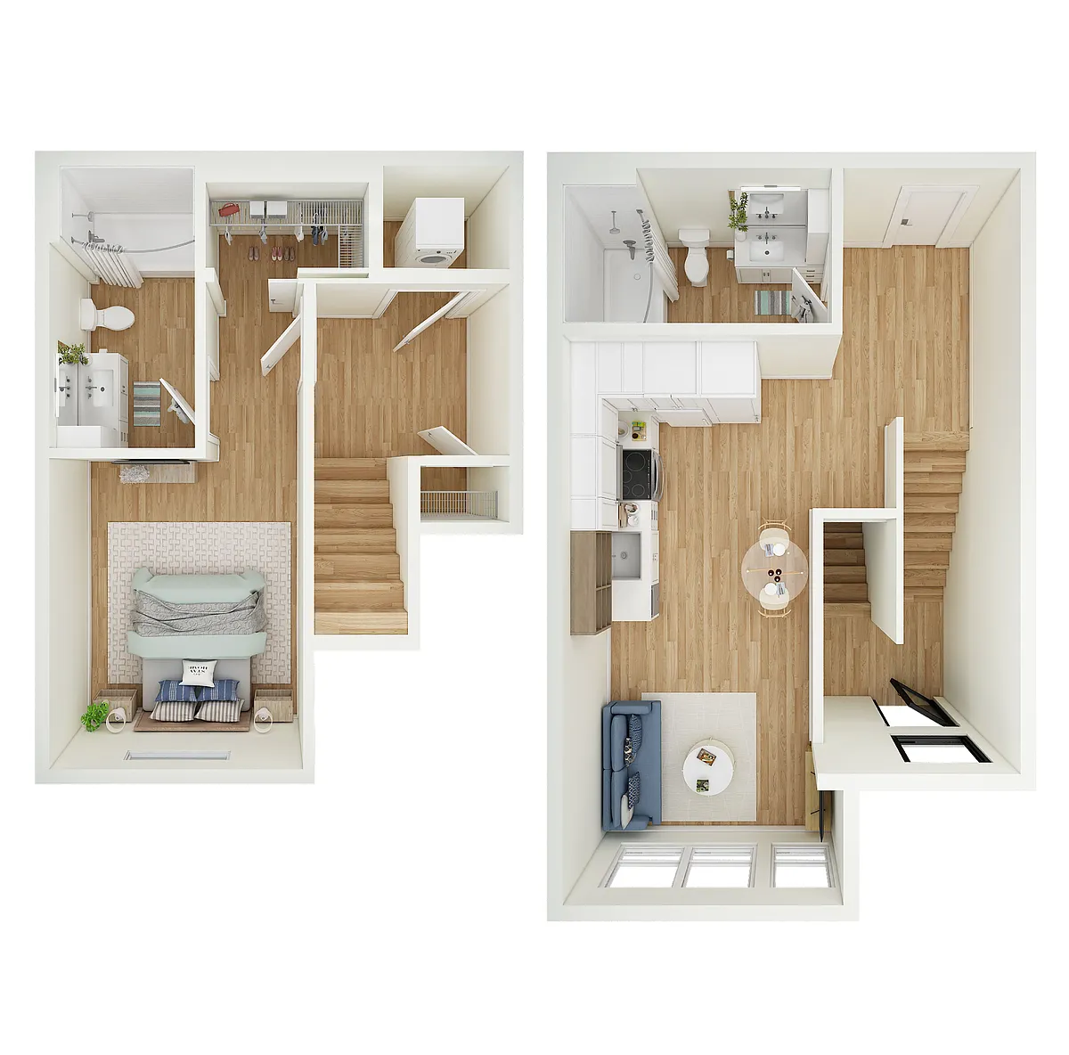 Floor plan 1 Bed 1 Bath - a68.1