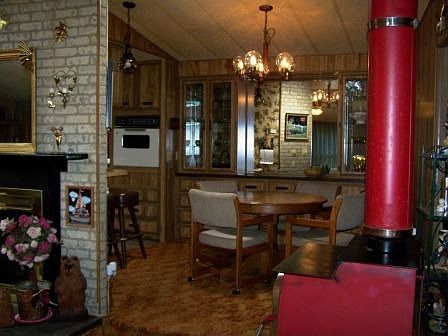 Dining Room with built-in hutch, Solar Tube