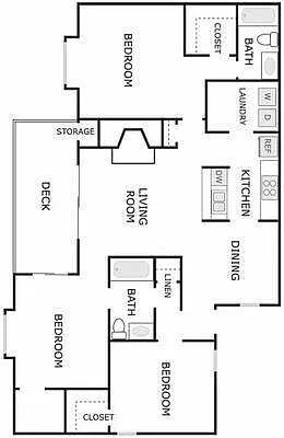 Floor plan 3x2 The Abbey