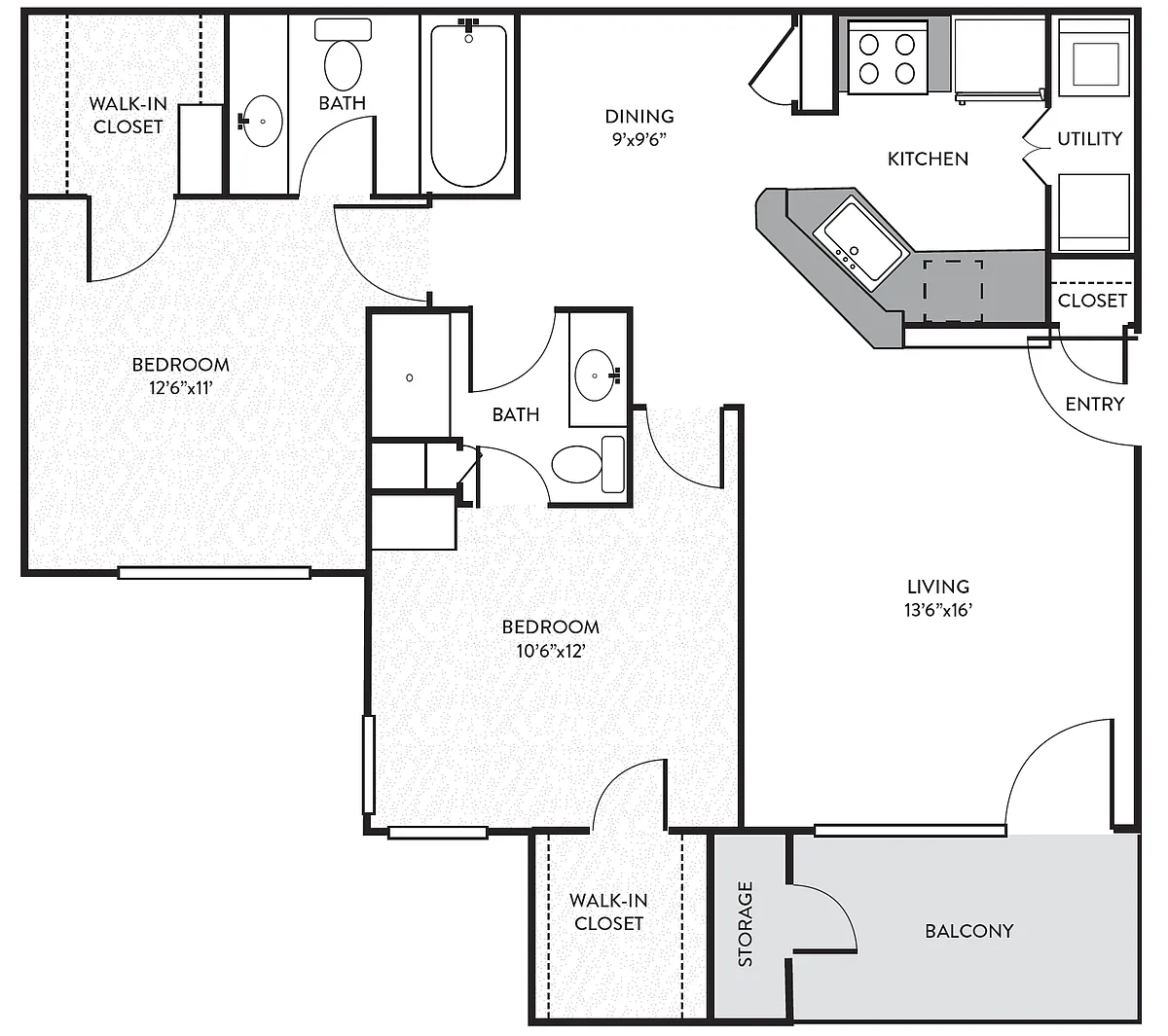 Floor plan B2-Modern