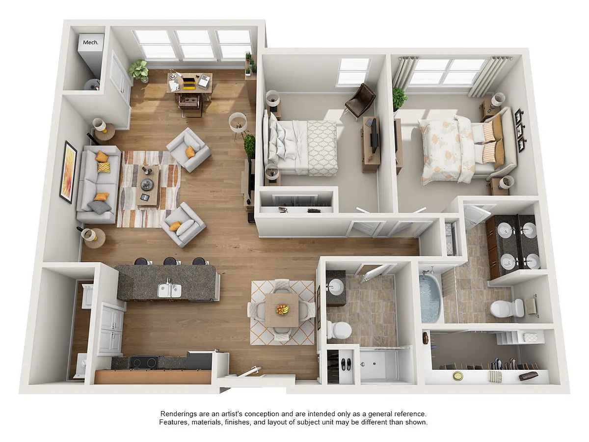 Floor plan The Dame