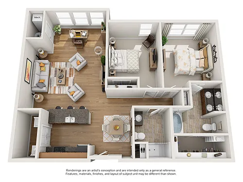 Floor plan The Dame