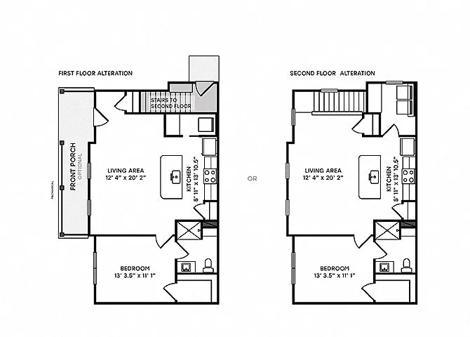 Floor plan Bentley Flat V1