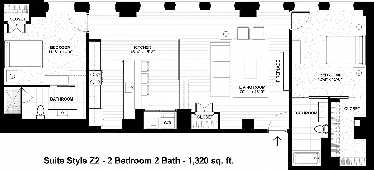Floor plan Suite Style Z2