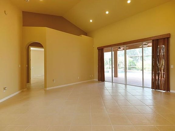 View from entry into the living room.